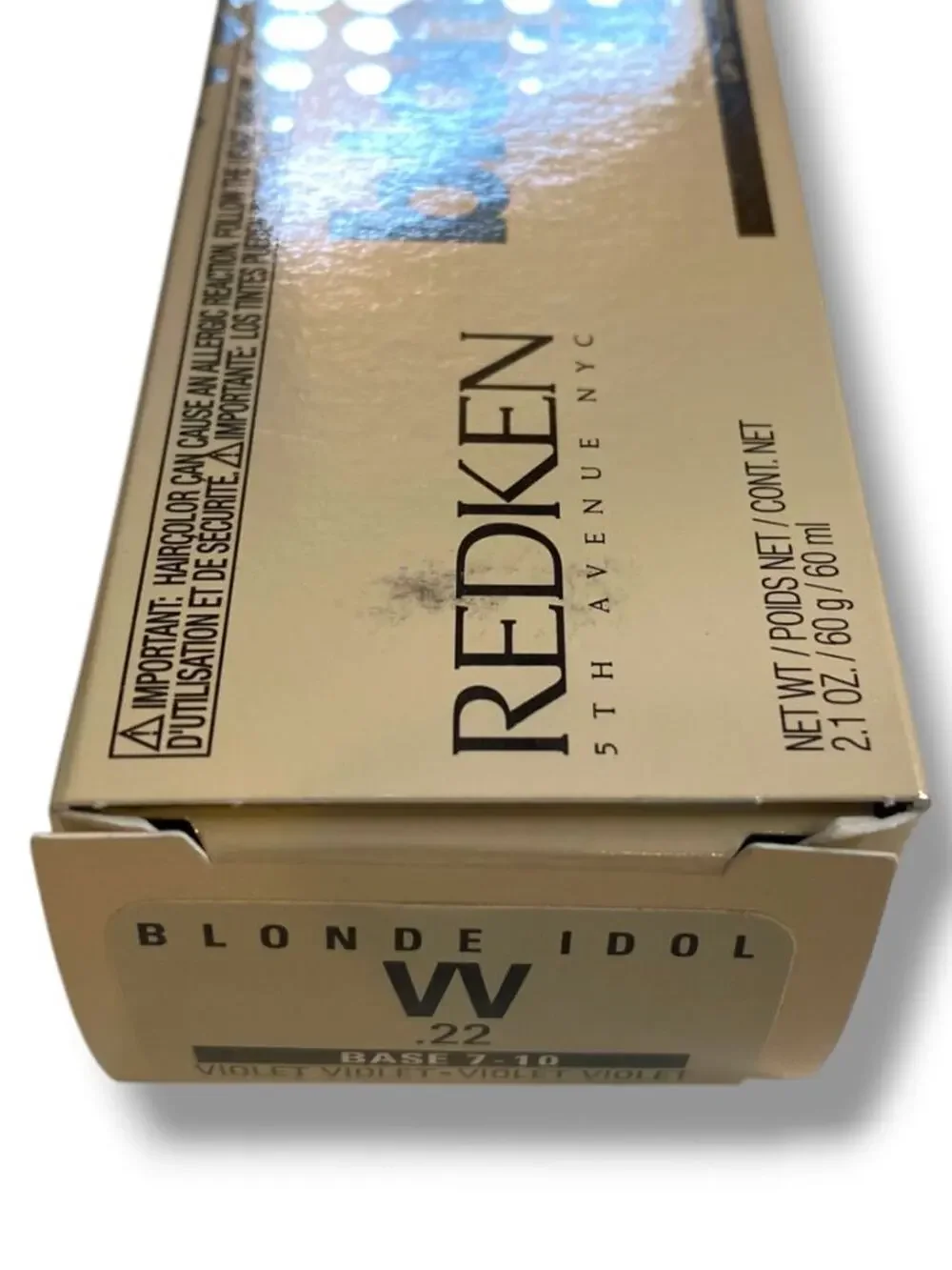 Redken New Blonde Idol Hair VV .22 Violet 2.1 oz Color High Lift Conditioning